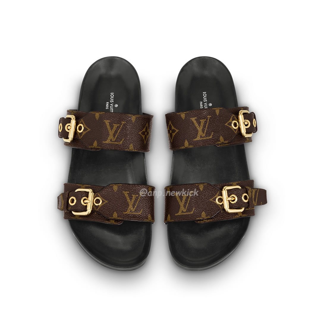 Louis Vuitton Bom Dia Flat Mule Sandals (1) - newkick.cc